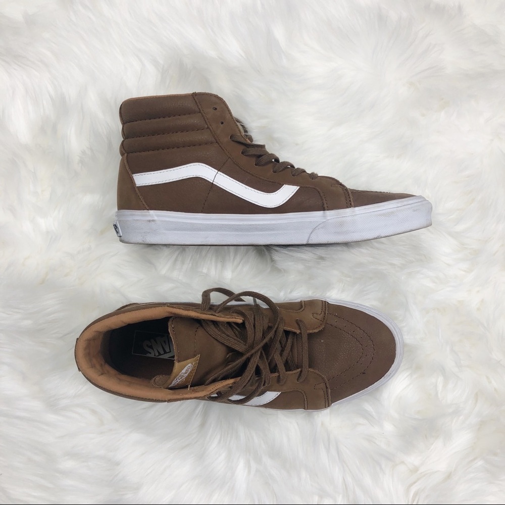 Vans tan skateboard shoes size 11.5